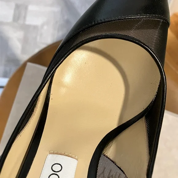 【JIMMYCHOO】 pink leather love 85 pumps (関税送料込) Jimmy Choo Love 85 pumps with mesh side - Heels